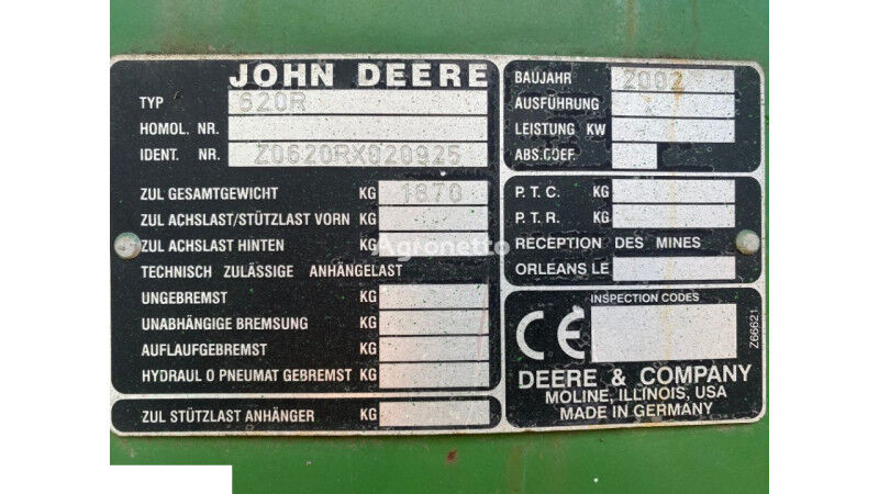 облицовка для жатки зерновой John Deere 620r